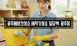 광주에어컨청소 세탁기청소 일당백 광주점