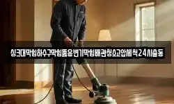싱크대막힘하수구막힘뚫음변기막힘배관청소고압세척24시출동