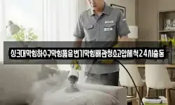 싱크대막힘하수구막힘뚫음변기막힘배관청소고압세척24시출동