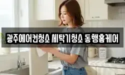 광주에어컨청소 세탁기청소 동행홈케어