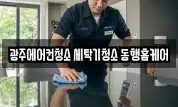 광주에어컨청소 세탁기청소 동행홈케어