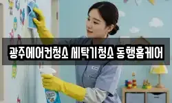 광주에어컨청소 세탁기청소 동행홈케어