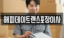 해피데이트랜스포장이사
