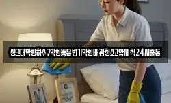 싱크대막힘하수구막힘뚫음변기막힘배관청소고압세척24시출동