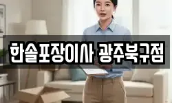 한솔포장이사 광주북구점