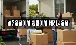 광주용달이사 원룸이사 베리굿용달