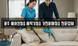 광주 에어컨청소 세탁기청소 가전분해청소 전문업체