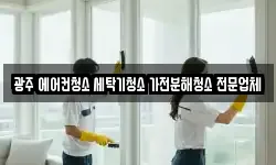 광주 에어컨청소 세탁기청소 가전분해청소 전문업체