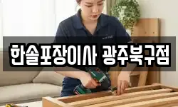 한솔포장이사 광주북구점