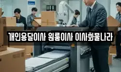 개인용달이사 원룸이사 이사화물나라