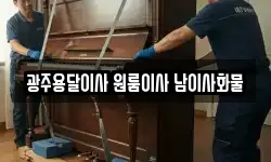 광주용달이사 원룸이사 남이사화물