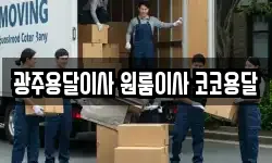 광주용달이사 원룸이사 코코용달