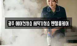 광주 에어컨청소 세탁기청소 엔젤홈케어