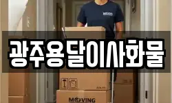 광주용달이사화물