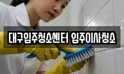 대구입주청소센터 입주이사청소