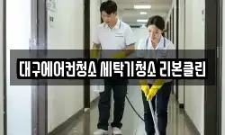 대구에어컨청소 세탁기청소 리본클린