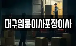 대구원룸이사포장이사