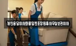 개인용달이사화물일반포장원룸사무실보관이사