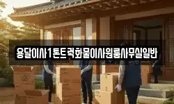 용달이사1톤트럭화물이사원룸사무실일반