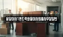 용달이사1톤트럭화물이사원룸사무실일반