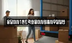 용달이사1톤트럭화물이사원룸사무실일반