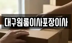 대구원룸이사포장이사