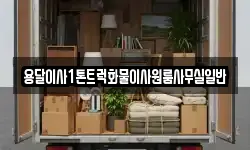 용달이사1톤트럭화물이사원룸사무실일반