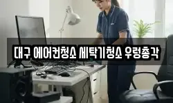 대구 에어컨청소 세탁기청소 우렁총각
