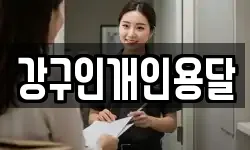 강구인개인용달