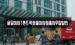 용달이사1톤트럭화물이사원룸사무실일반