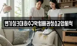 변기싱크대하수구막힘배관청소고압세척