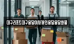 대구리프트대구용달이사개인용달용달화물