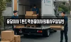 용달이사1톤트럭화물이사원룸사무실일반