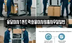 용달이사1톤트럭화물이사원룸사무실일반