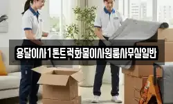 용달이사1톤트럭화물이사원룸사무실일반