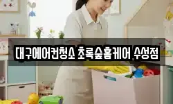 대구에어컨청소 초록숲홈케어 수성점