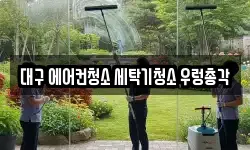 대구 에어컨청소 세탁기청소 우렁총각