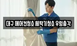 대구 에어컨청소 세탁기청소 우렁총각
