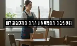 대구 제일코리아 이사서비스 포장이사 이삿짐센터