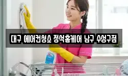 대구 에어컨청소 정석홈케어 남구 수성구점