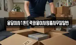 용달이사1톤트럭화물이사원룸사무실일반