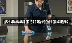 빌딩외벽청소방수창틀실리콘로프작업슁글선홈통설치우레탄방수