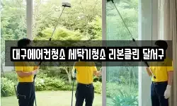 대구에어컨청소 세탁기청소 리본클린 달서구