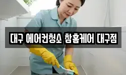 대구 에어컨청소 참홈케어 대구점