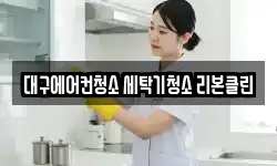 대구에어컨청소 세탁기청소 리본클린