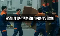 용달이사1톤트럭화물이사원룸사무실일반