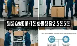 원룸소형이사1톤화물용달2.5톤5톤