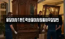 용달이사1톤트럭화물이사원룸사무실일반
