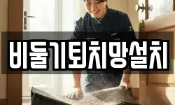 비둘기퇴치망설치
