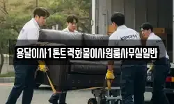 용달이사1톤트럭화물이사원룸사무실일반